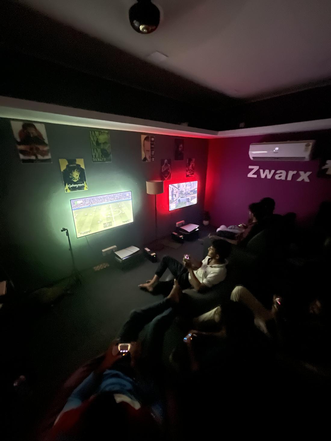 ZWARX gaming lounge interior view