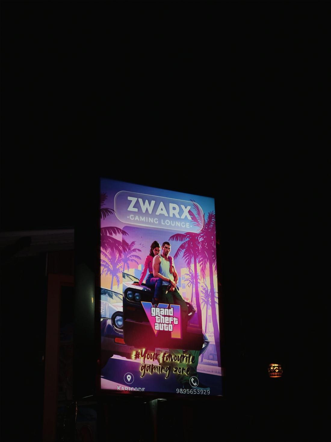 ZWARX billboard signage